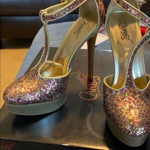 Sparkly heels